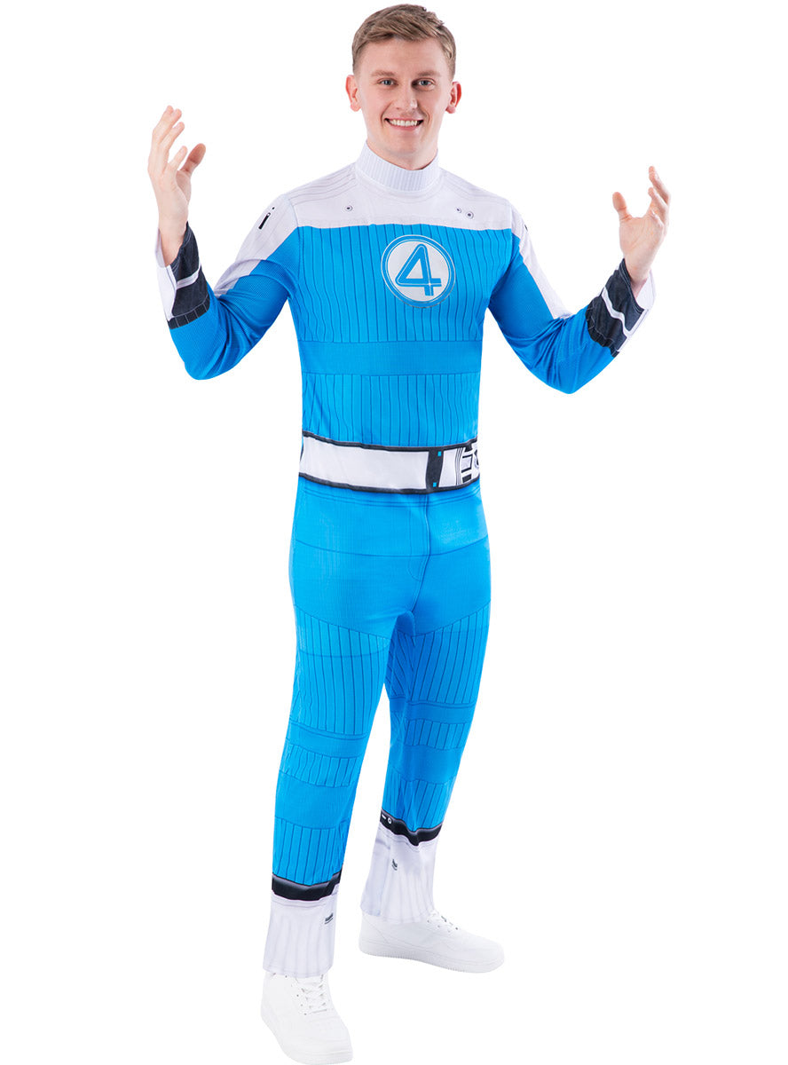 Mens Human Torch Fantastic 4 Costume - Alternate Image 2