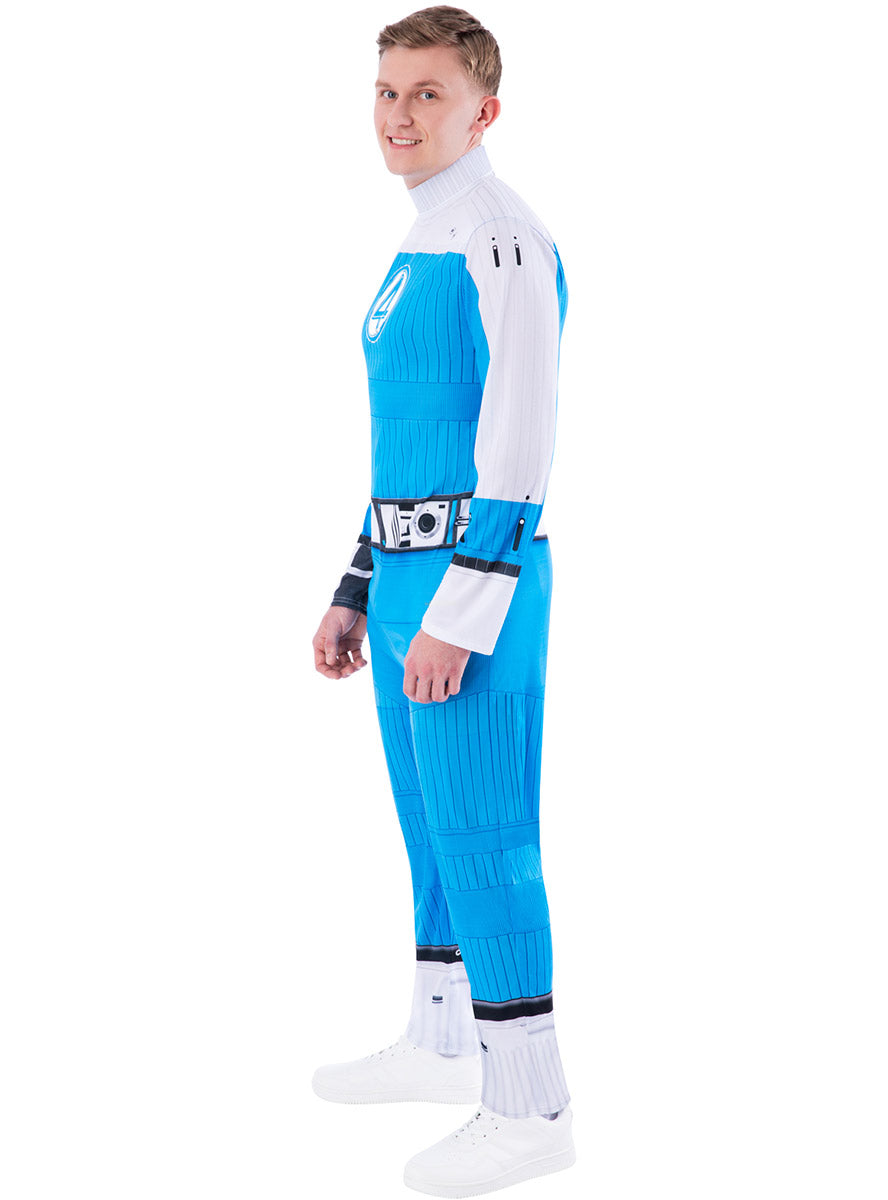 Marvel Fantastic 4 Mens Human Torch Superhero Costume - Side Image