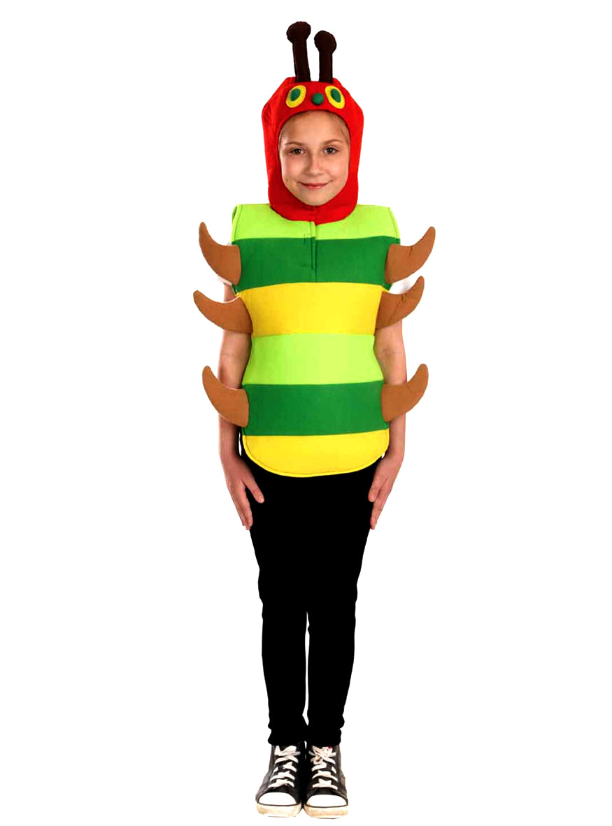 Green Hungry Caterpillar Kids Costume - Main Image