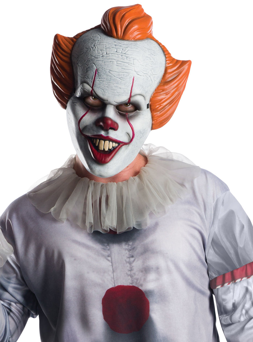 Pennywise Mens Plus Size IT Halloween Costume - Close Image 1