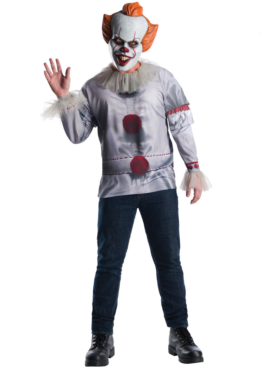 Plus Size Mens Pennywise the Clown Costume - Main Image