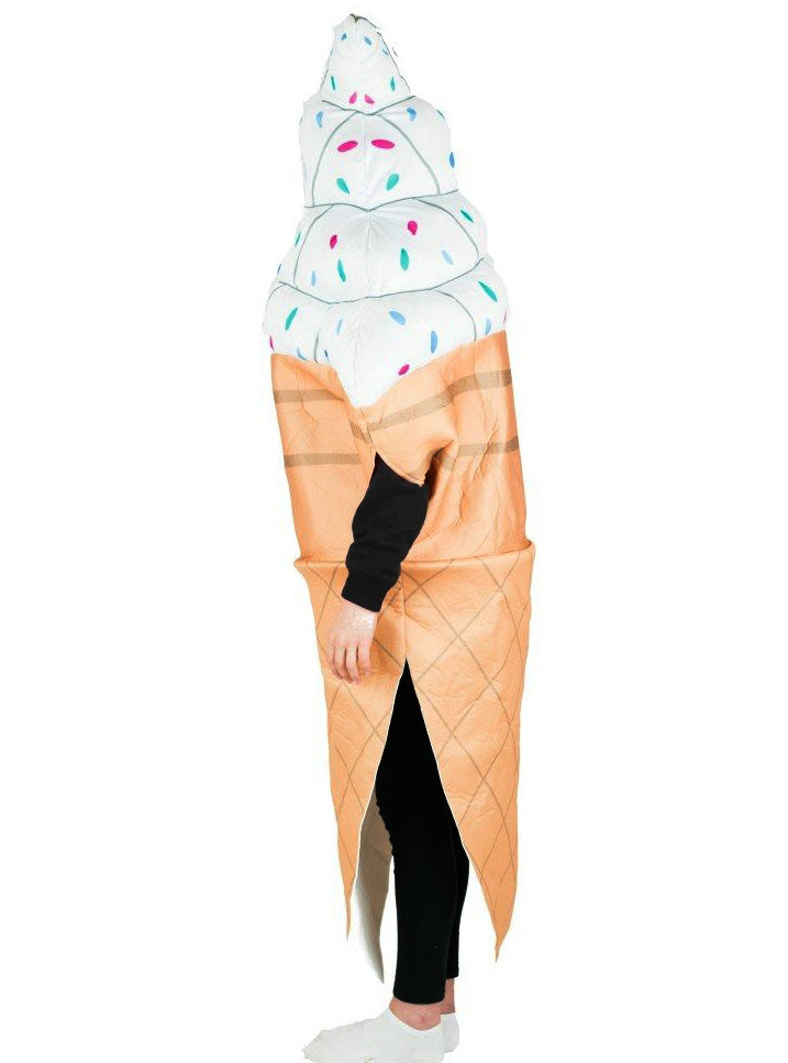 Ice Cream Cone Novelty Kids Food Costume - Side Image