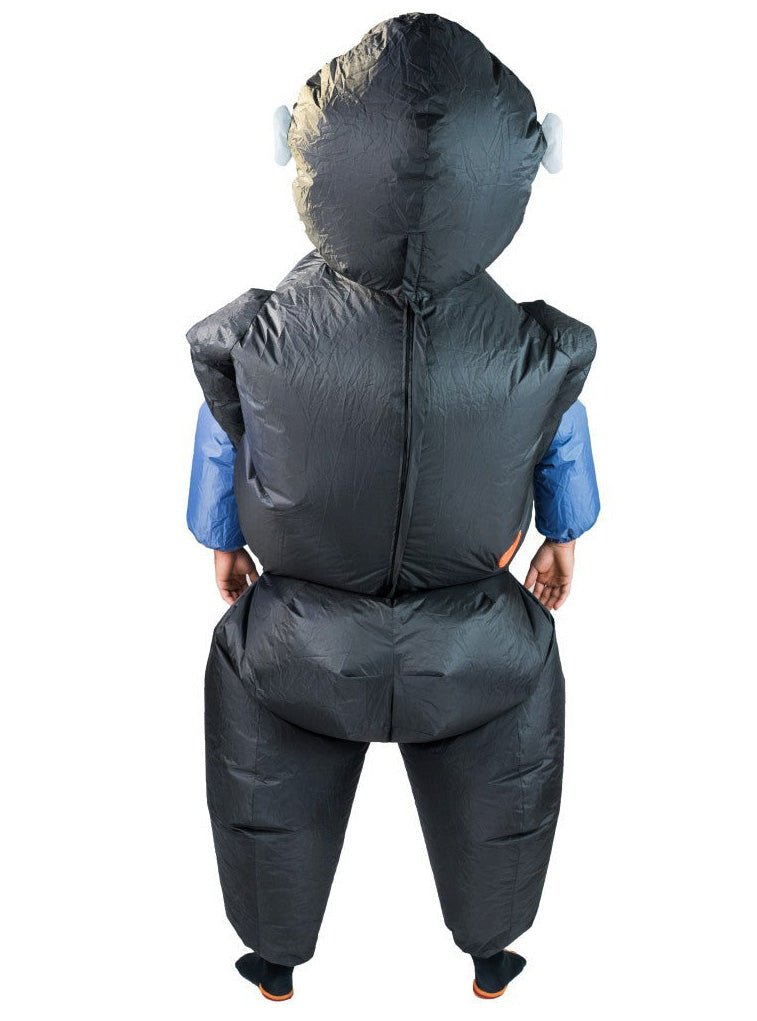Inflatable Adults Lift Up Gorilla Costume - Back Image