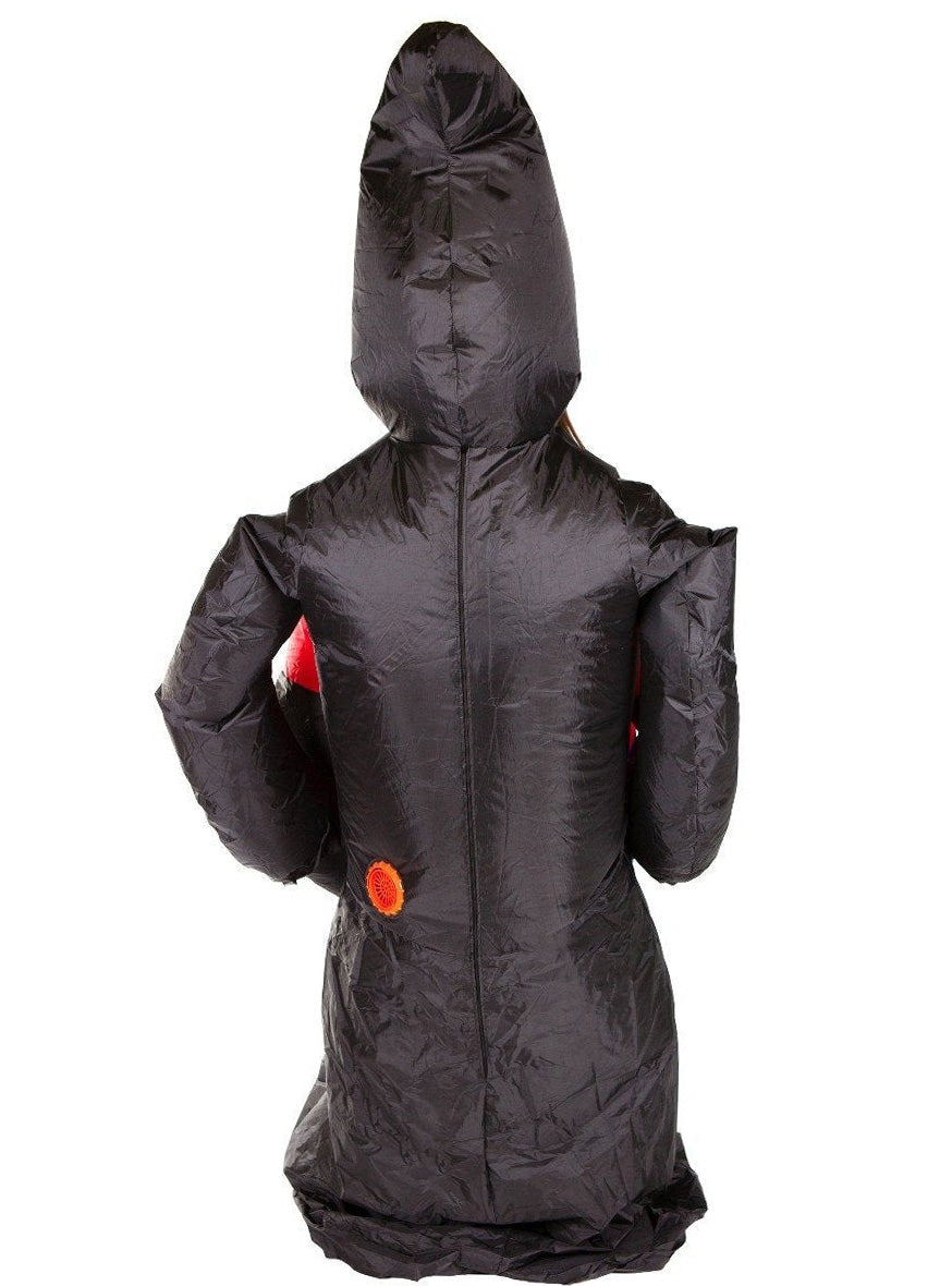 Inflatable Adults Lift Up Grim Reaper Halloween Costume - Back Image