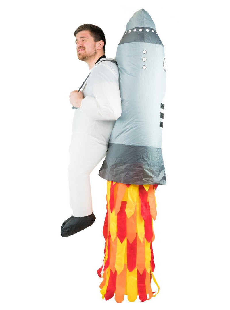 Inflatable Adults Lift Up Jetpack Costume - Main Image