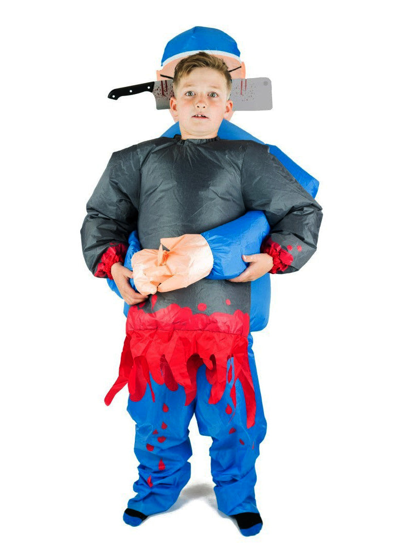 Inflatable Carry Me Doctor Kids Halloween Costume - Front Image