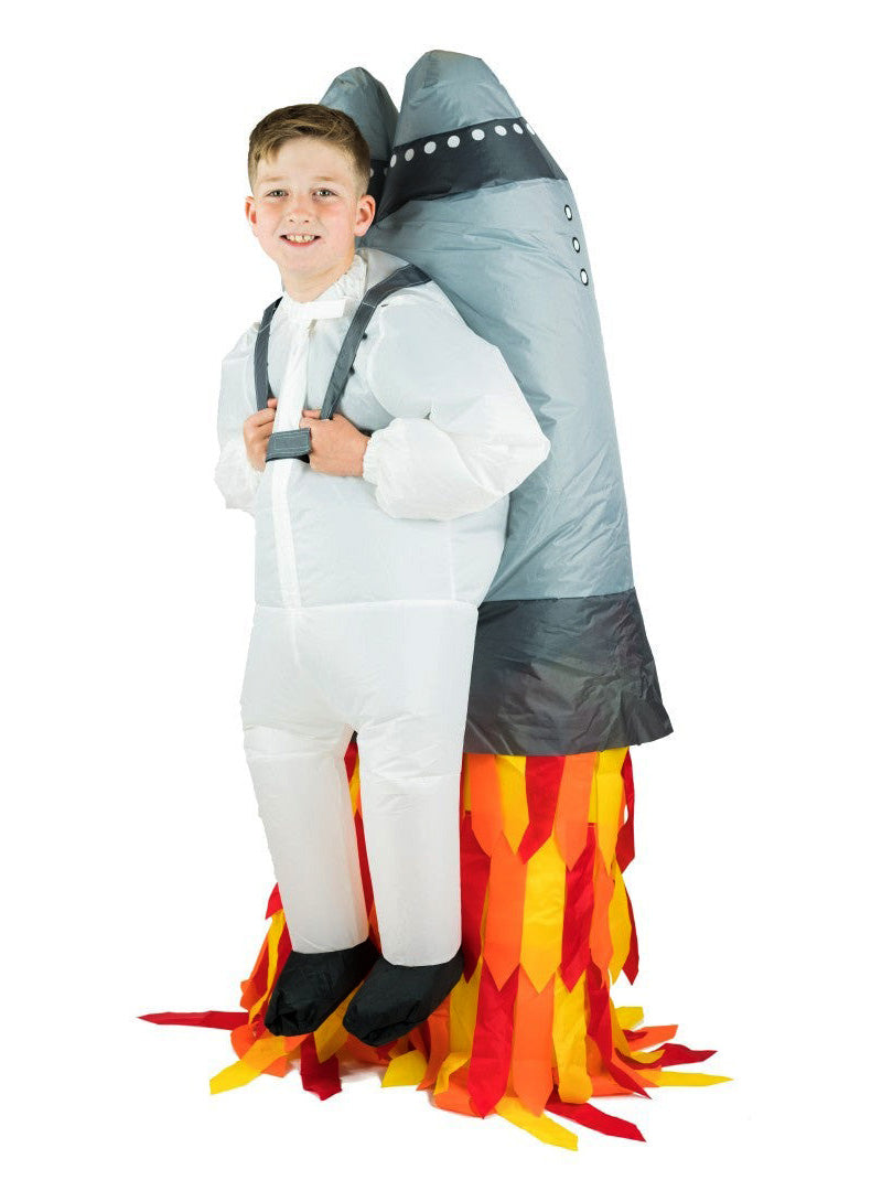 Inflatable Kids Lift Up Jetpack Costume - Main Image