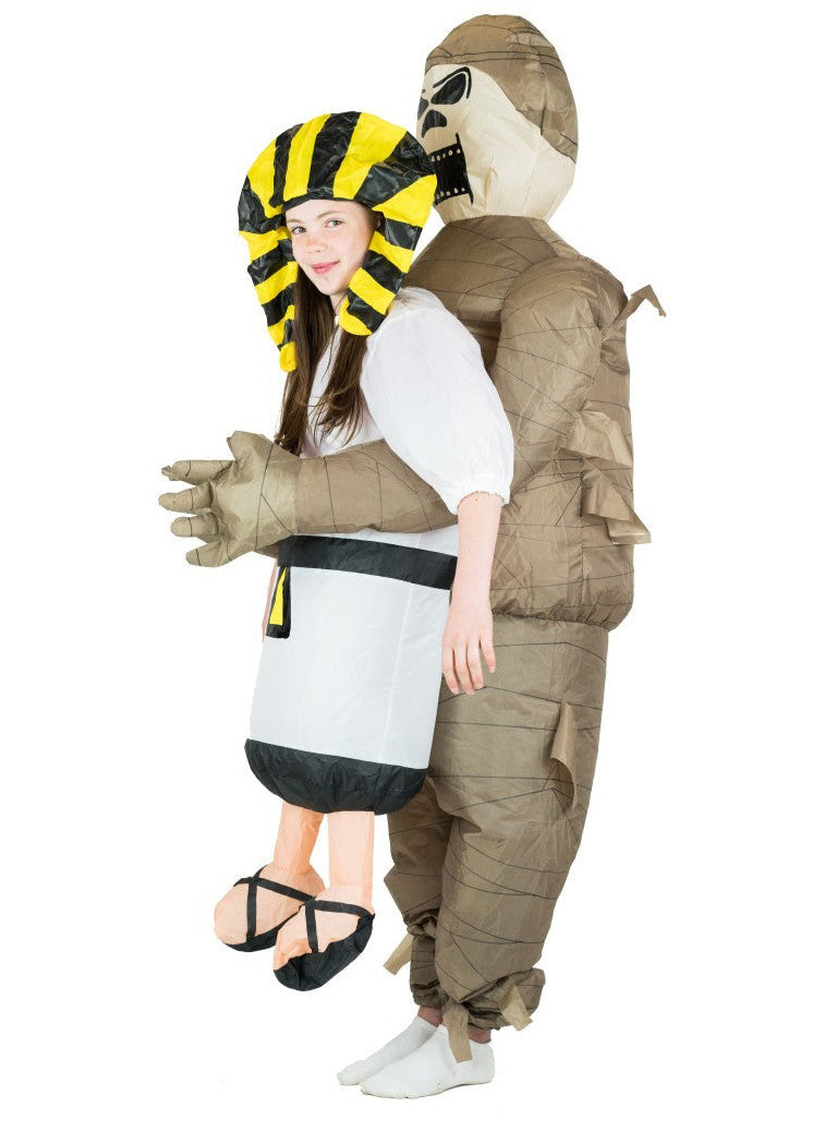 Inflatable Kids Lift You Up Egyptian Mummy Costume - Main Image