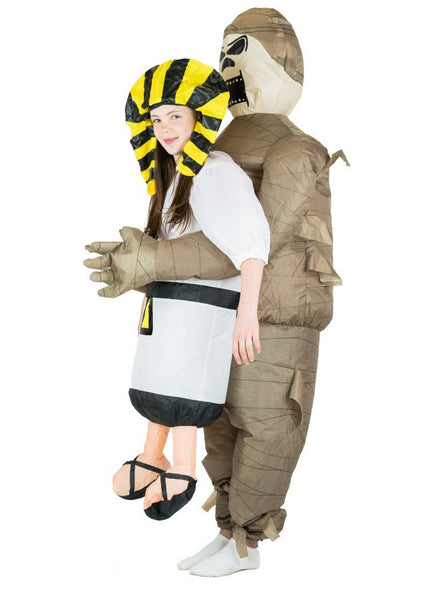 Inflatable Kids Lift You Up Egyptian Mummy Costume - Main Image