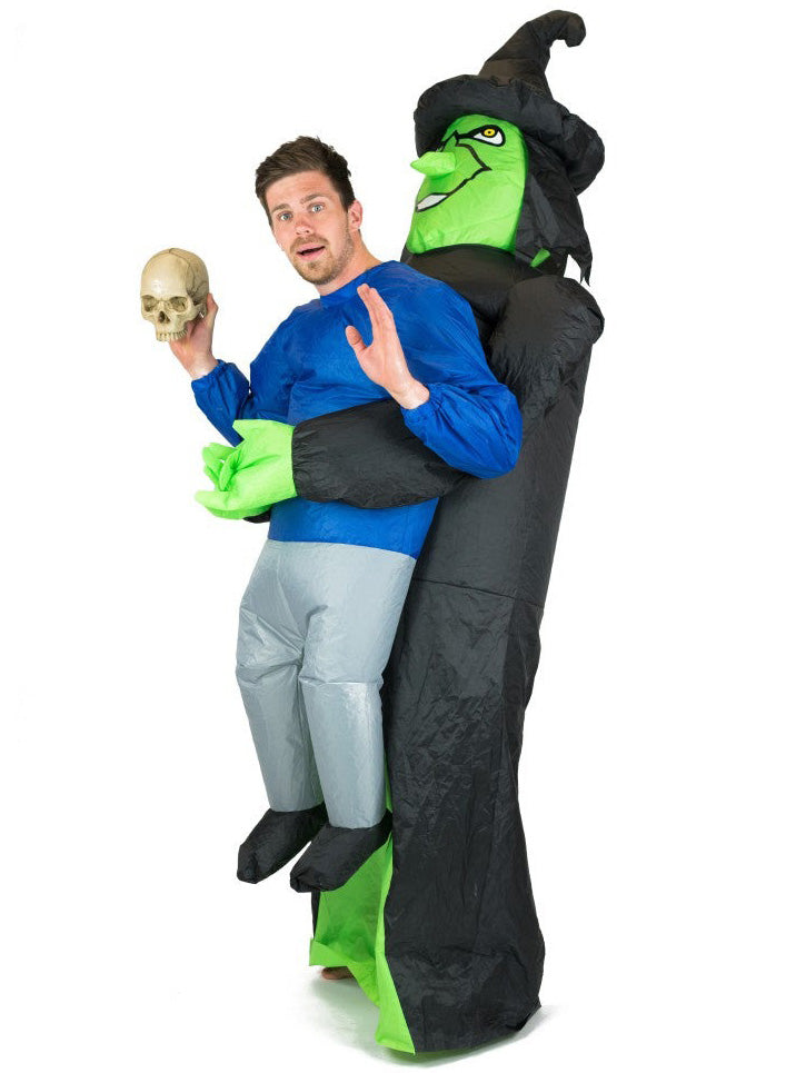 Inflatable Lift You Up Witch Adults Halloween Costume - Main Image