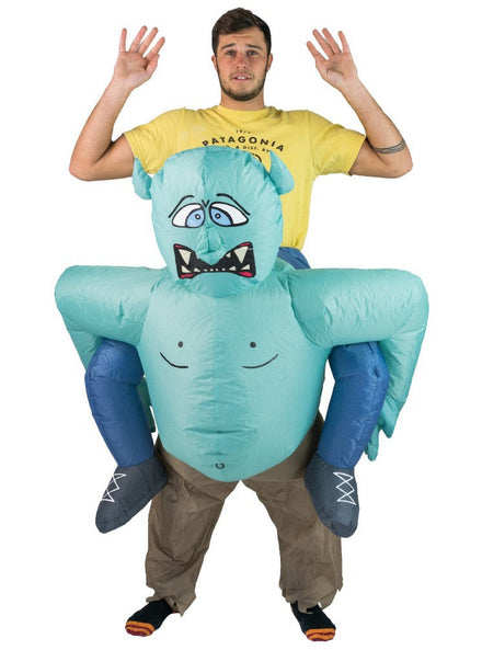 Inflatable Troll Adults Lift Me Up Costume - Main Image