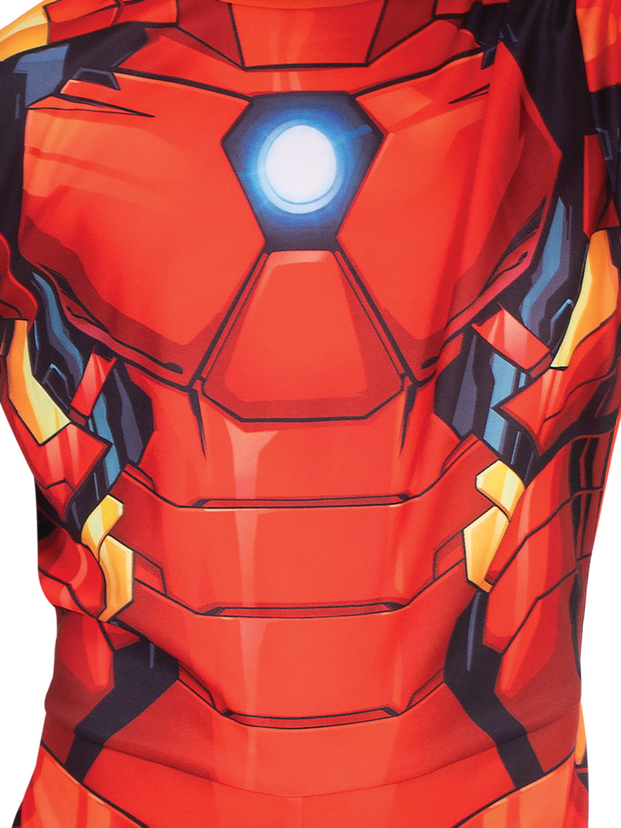 Boys Classic Iron Man Marvel Comics Superhero Costume - Close Image