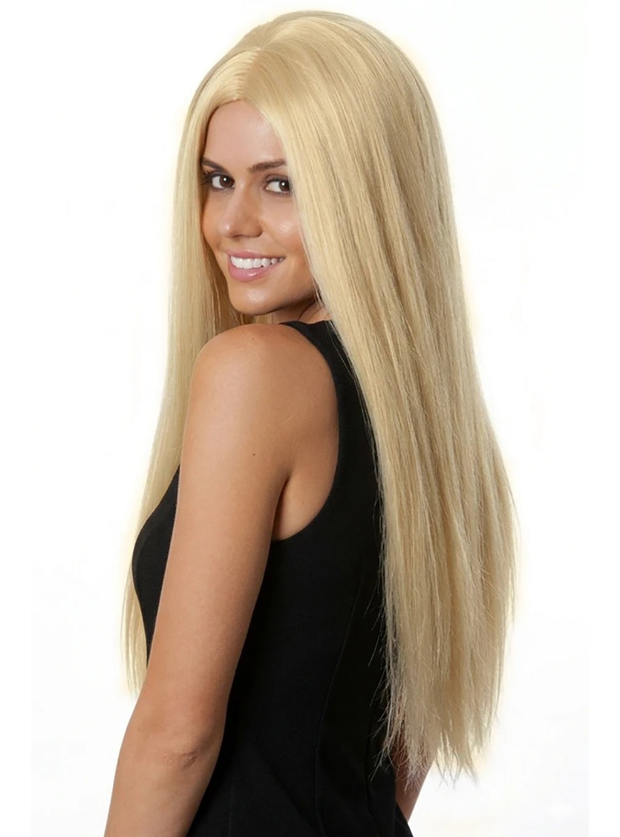 Isabella Long Blonde Straight Heat Resistant Wig