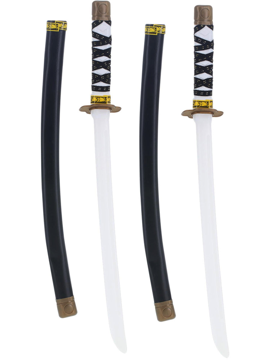 Black Japanese Ninja Sword Accessories 2 Pack - Alternate Image