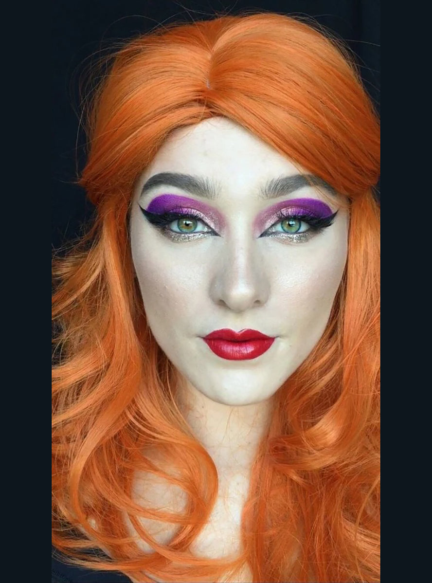 Jessica Rabbit Orange Wavy Costume Wig