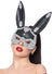 Womens jewelled bunny masquerade mask - Main image