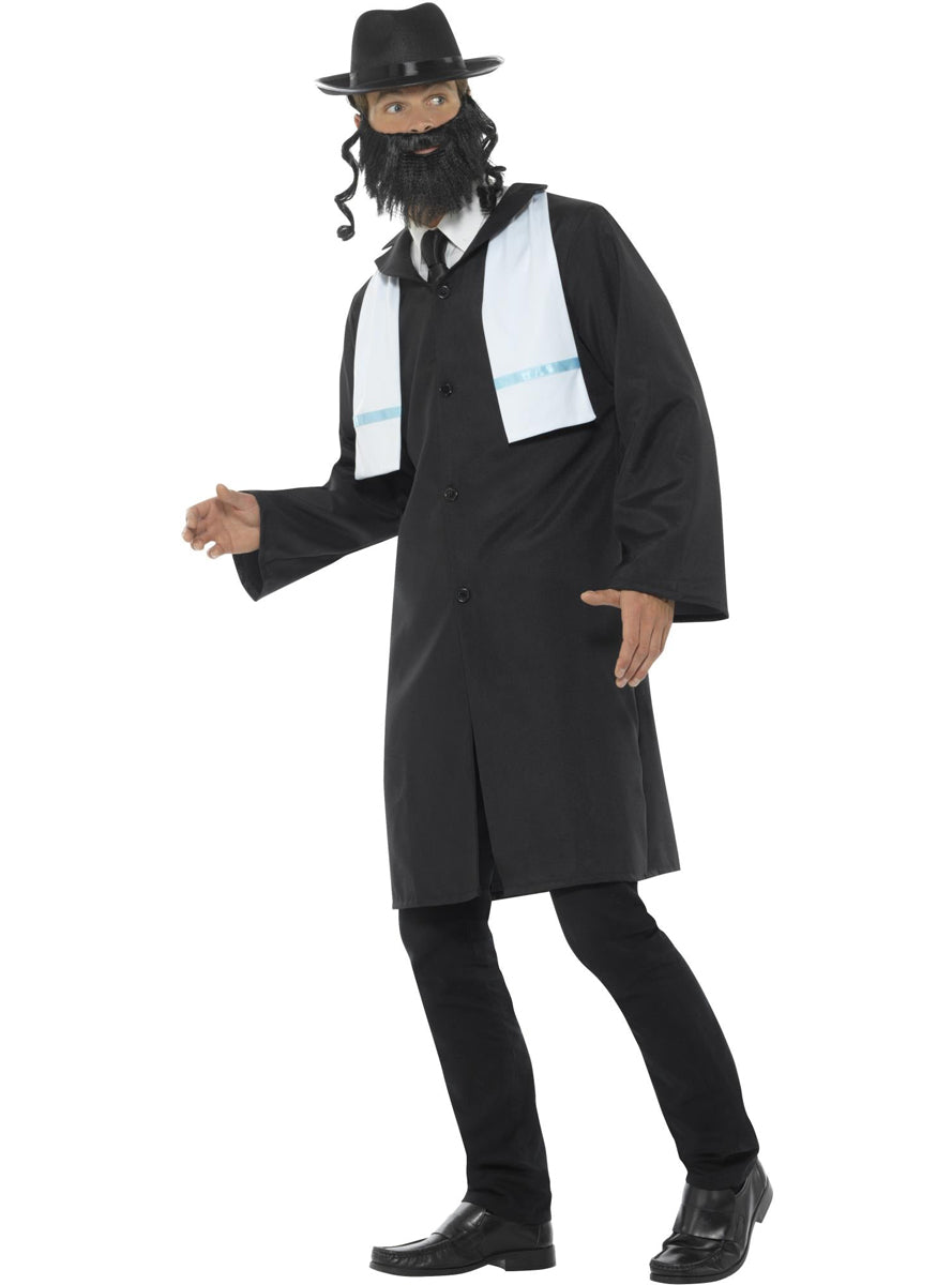 Mens Jewish Rabbi Religious Costume - Side Image