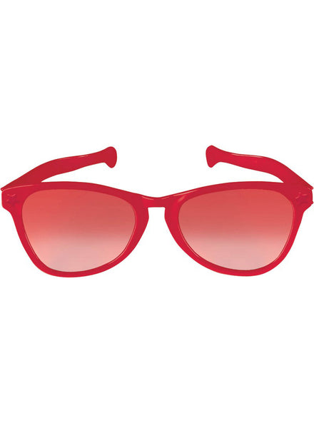 Red Oversized Novelty Glasses