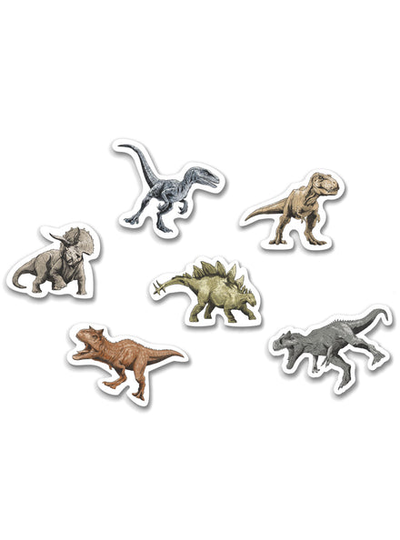 Jurassic World Erasers 6 Pack - Main Image