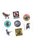 Jurassic World Temporary Tattoos 8 Pack - Main Image