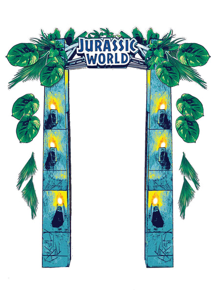 Deluxe Jurassic World Doorway Decoration - Main Image