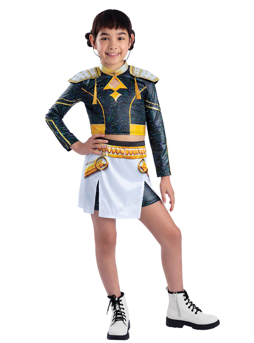 K-Pop Demon Hunter Teen Girls Deluxe Golden Zoey Costume - Main Image