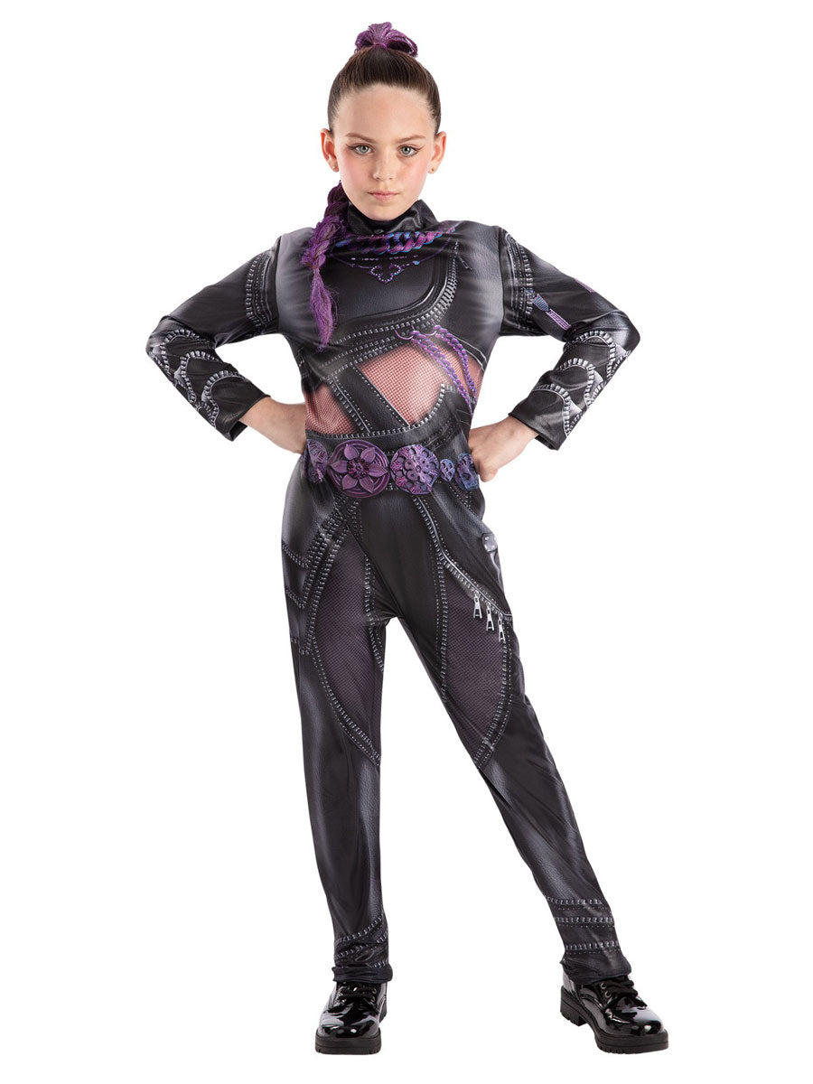 K Pop Demon Hunters Teen Girls Rumi Battlesuit Jumpsuit Costume - Alternative Image