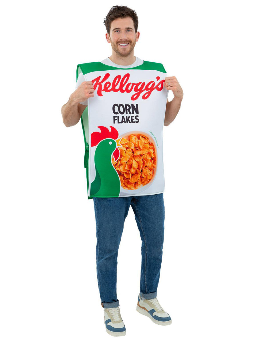 Mens breakfast corn flakes cereal costume - Main image