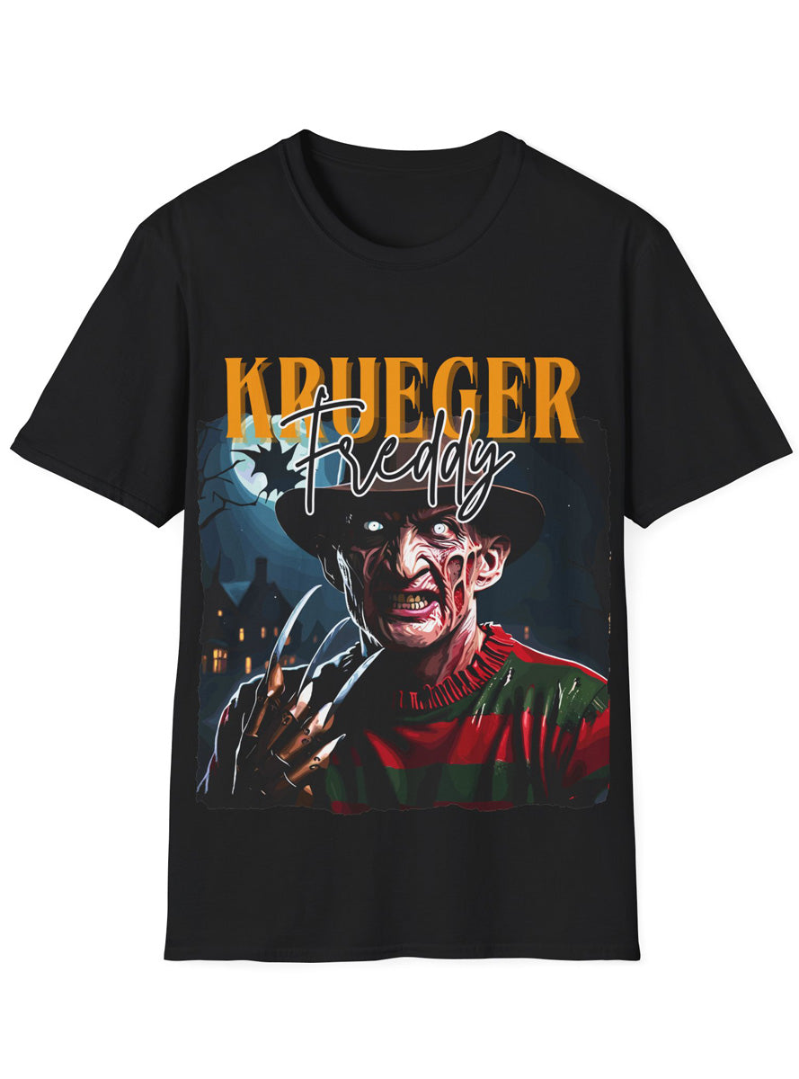 Krueger Freddy Adults Black Plus Size T-Shirt