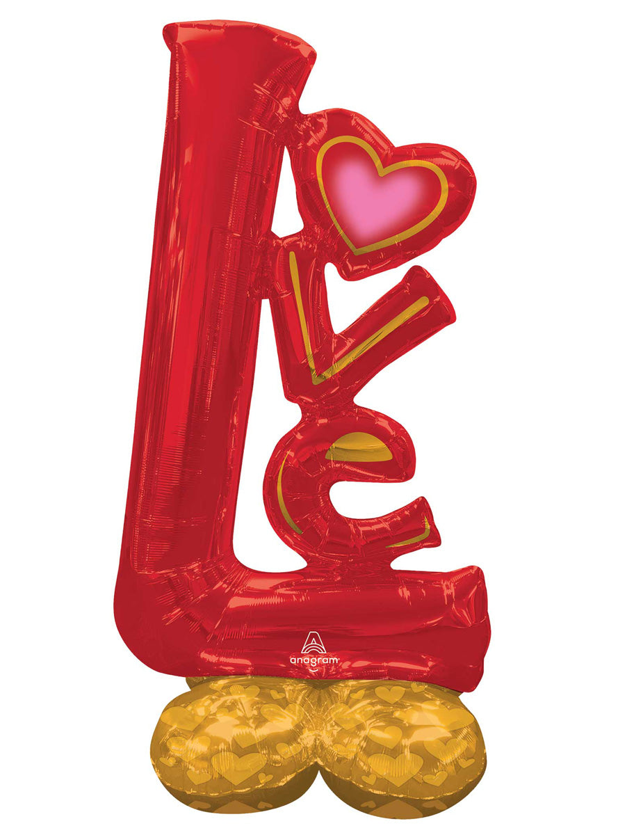 LOVE 147cm Air Fill Standing Arloonz Balloon - Main Image