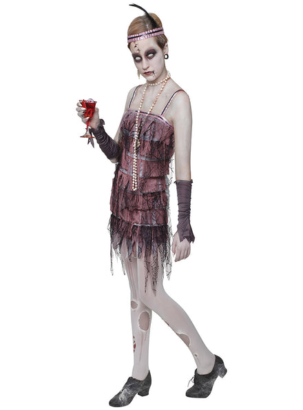 Main image of Lady Gravestone Womens 1920s Zombie Costume