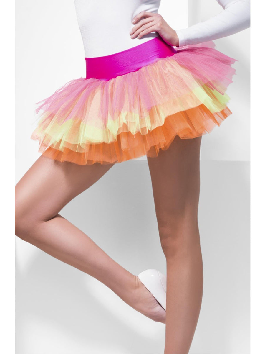 Layered Rainbow Tutu Skirt for Women - Alternate Image