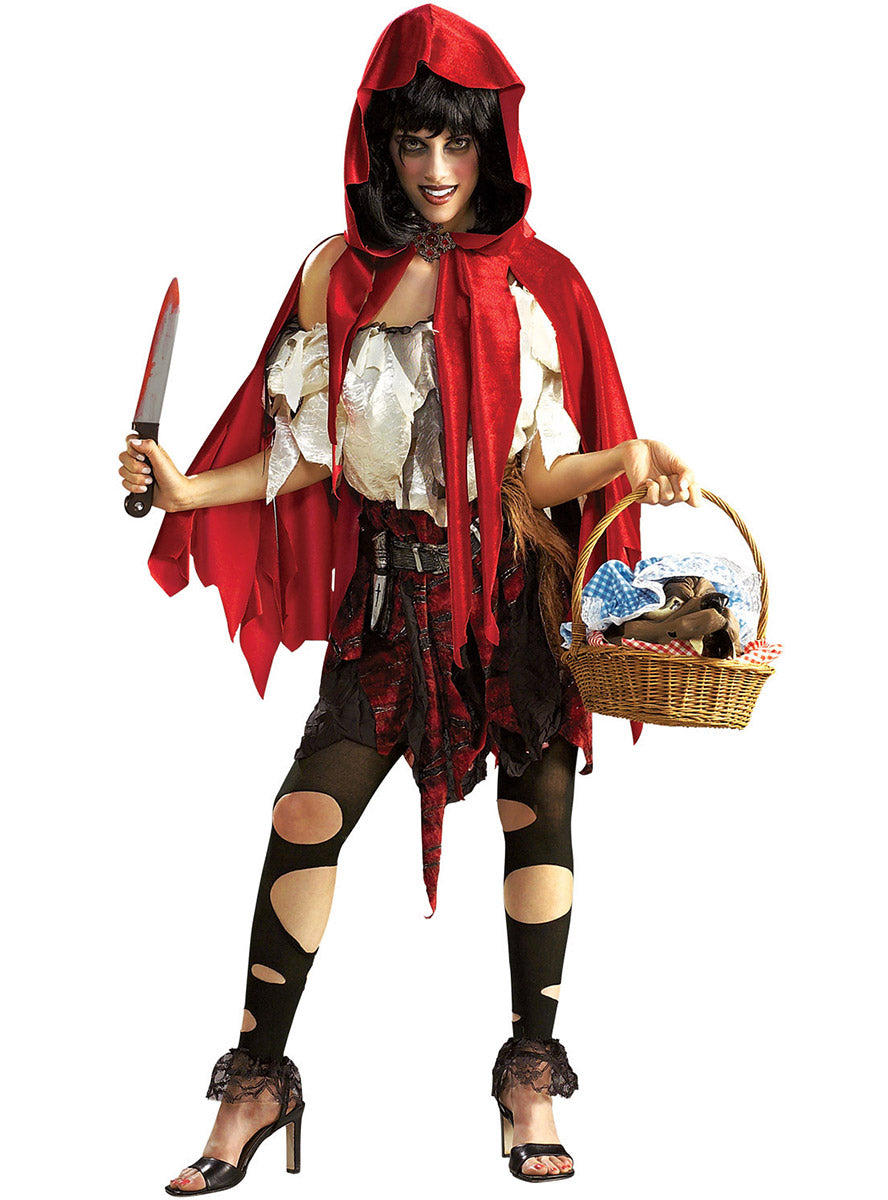 Image of Lil Dead Riding Hood Womens Fairytale Halloween Costume