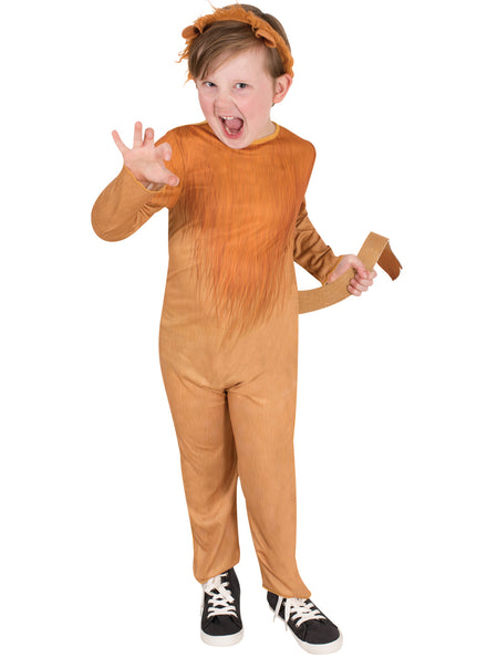 Lion Boys Animal Costume Onesie - Main Image