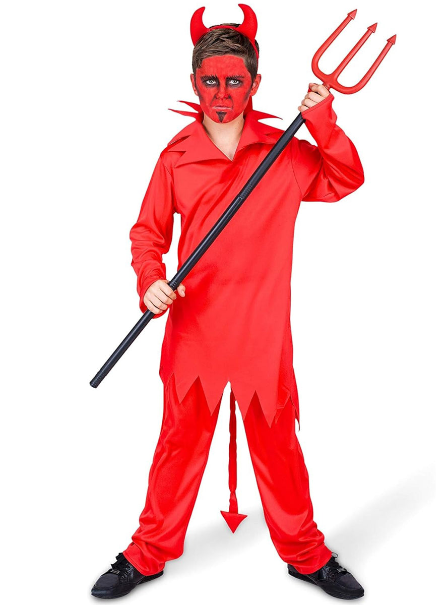 Red Devil Boys Halloween Costume - Main Image