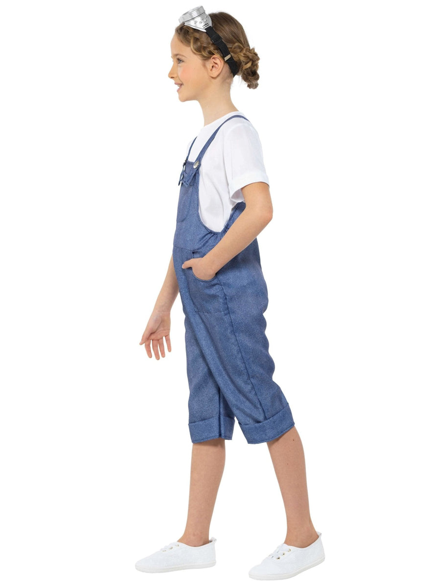 Book Character Girls Lucy Dungston Costume - Side Image