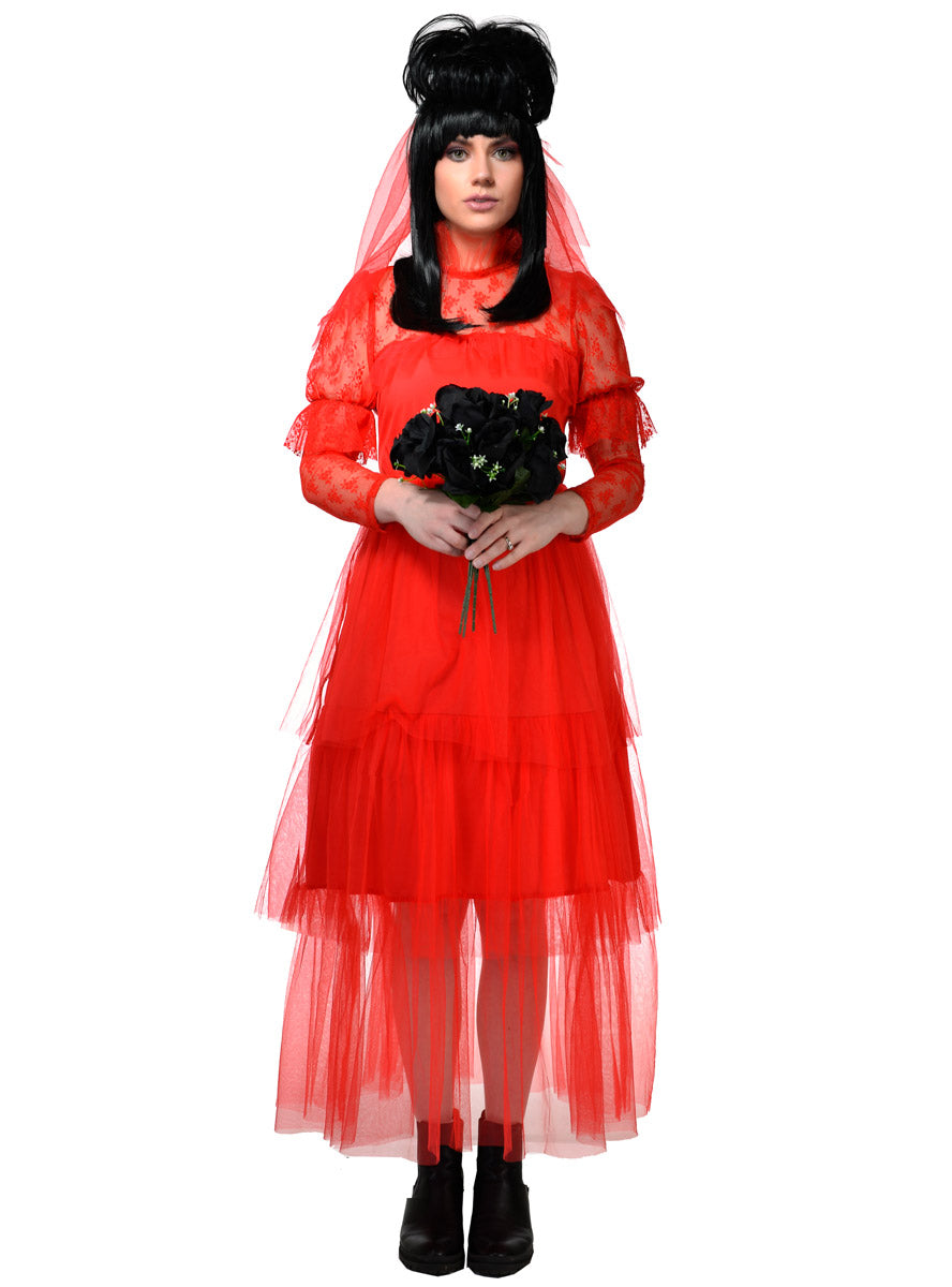 Lydia Deetz Womens Costume | Beetlejuice Bride Costume For Women Lydia Deetz Womens Costume | Beetlejuice Bride Costume For Women