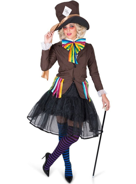 Plus Size Womens Mad Hatter Costume - Main Image