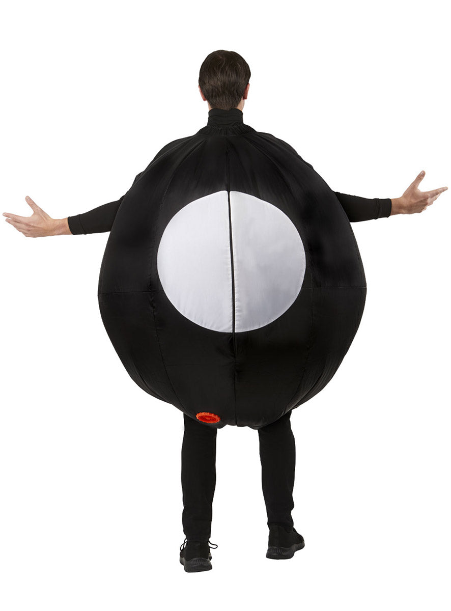 Back Image of Inflatable Novelty Magic 8 Ball Adults Costume