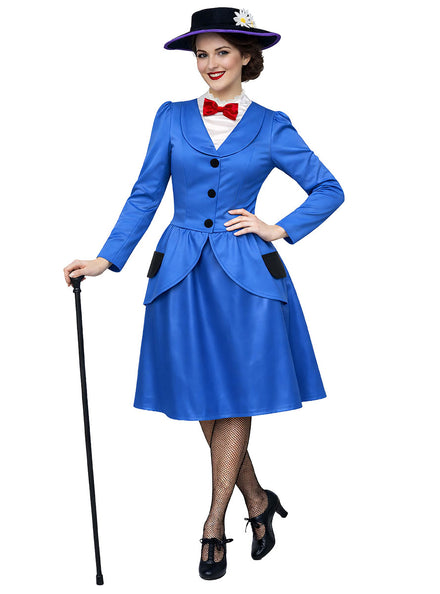 Womens Mary Poppins Magical Nanny Character Costume