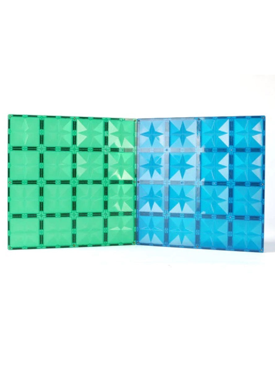 Magnetic Tiles 2 Pack Blue And Green Base Plates - Alternative Image