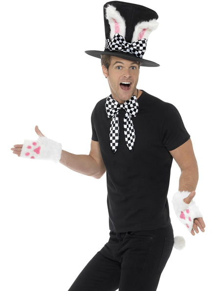 Mens Alice in Wonderland March Hare Costume Accessory Kit