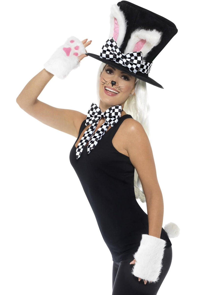 Womens Alice in Wonderland March Hare Costume Accessory Kit