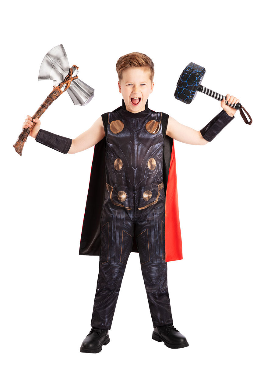 Marvel Boys Thor Classic Superhero Costume - Alternative Image