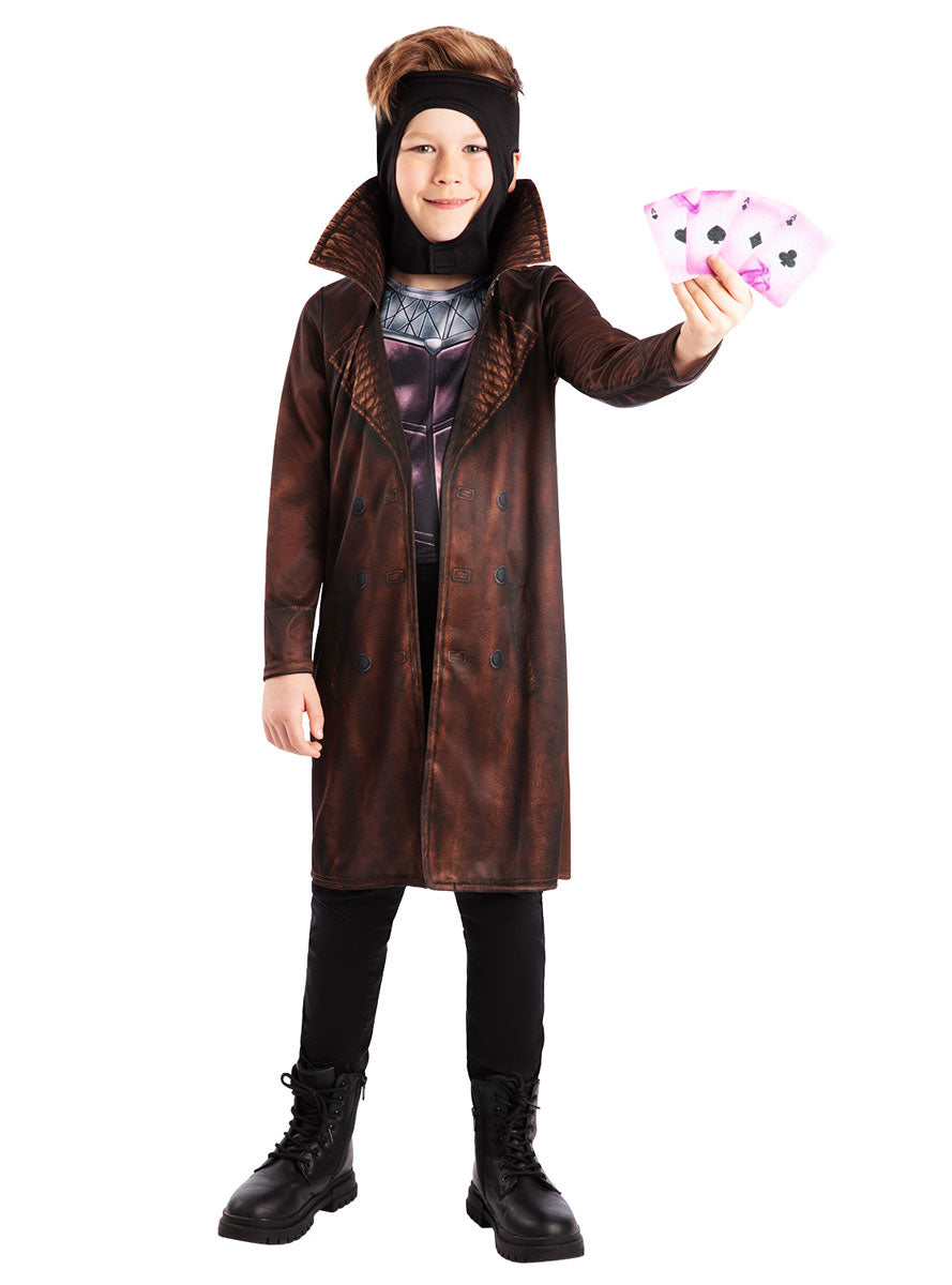 Marvel Doomsday Boys Gambit Deluxe Costume - Alternative Image 2