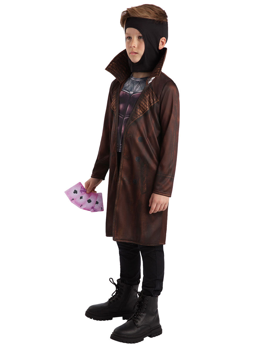 Marvel Doomsday Boys Gambit Deluxe Costume - Side Image