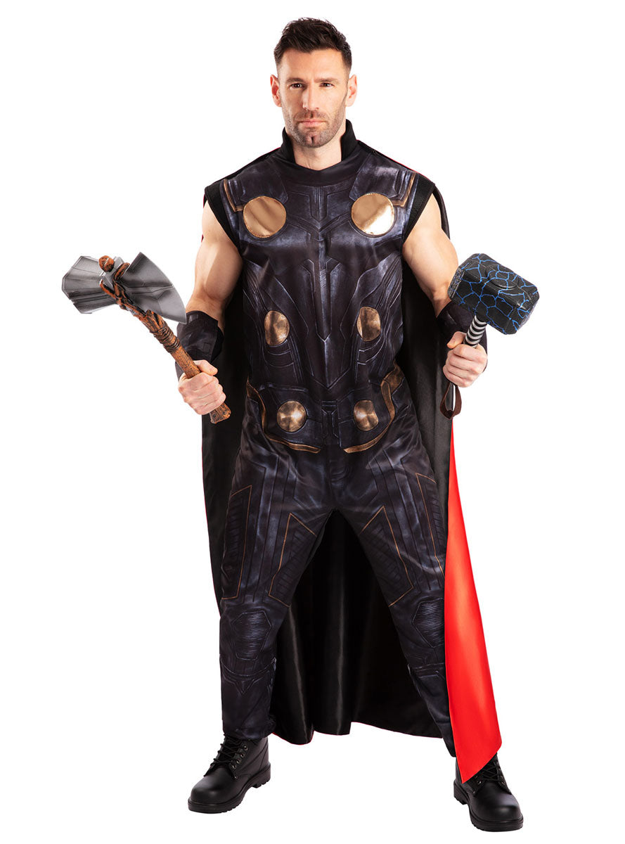 Marvel Mens Thor Classic Superhero Costume - Alternative Image 2