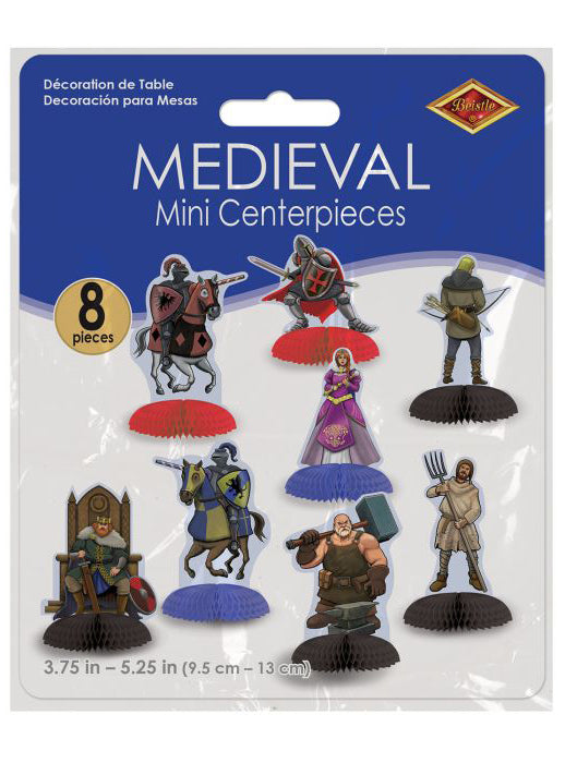 Medieval Mini Centrepiece Decorations - Packaging Image