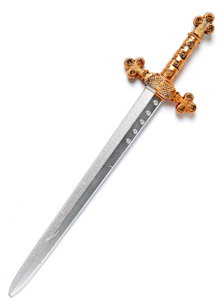 Long Gold Handle Medieval Sword