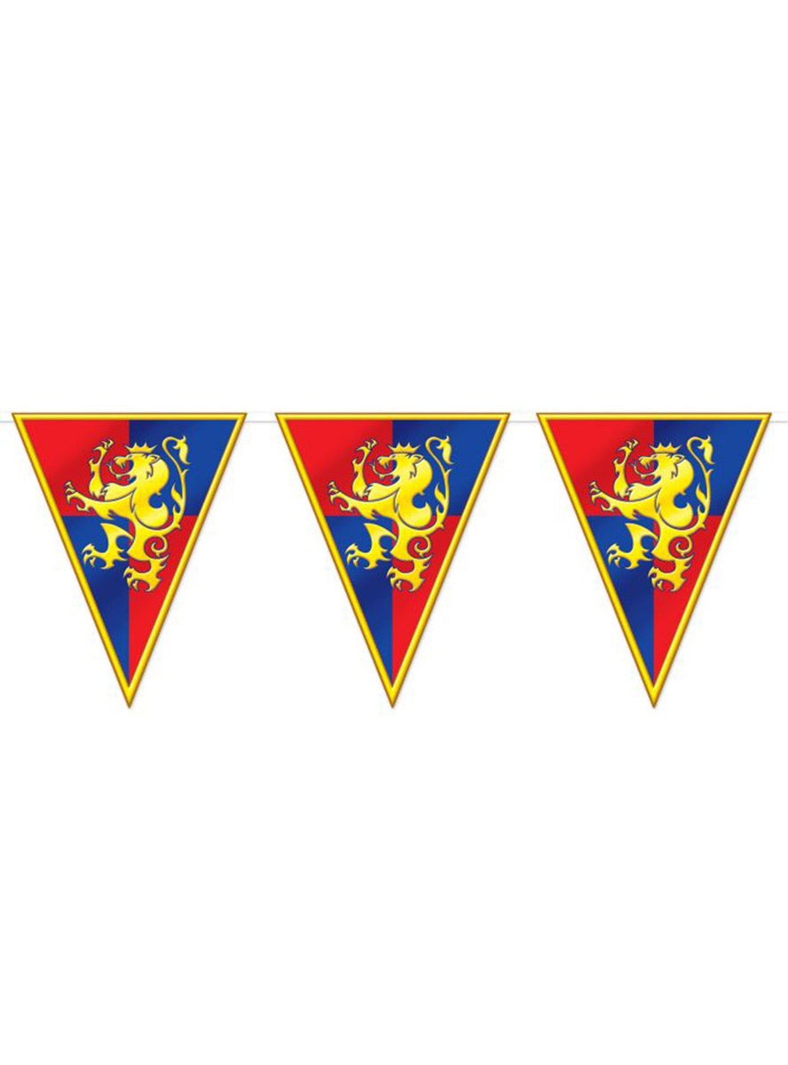 Medieval Pennant Flag Banner - Close Image